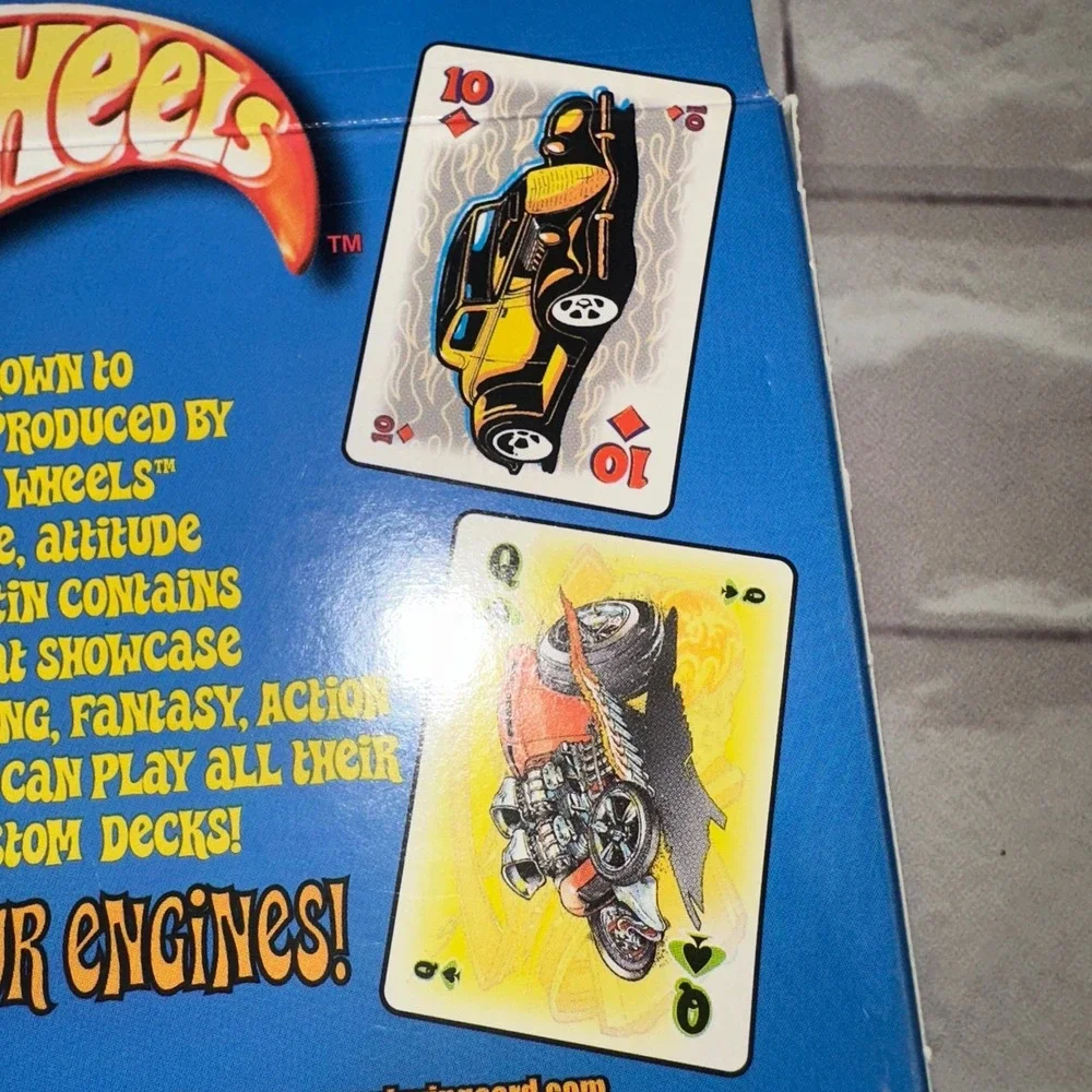 Hot Wheels 1993 McDonalds Dragster‎ & 2001 Bicycle Playing Cards Tin Set